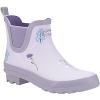 Cotswold Women's Wildflower Ankle Wellingtons in Lilac | Size: 4