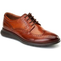 Base London Men's Flight 25 Brogue Shoe in Tan | Size: 9