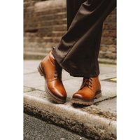 Base London Men's Cobalt Chukka Boot in Tan | Size: 10