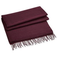 Beechfield Men's Classic Woven Oversized Scarf in Burgundy