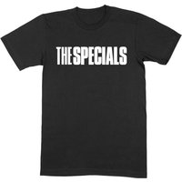 The Specials Men's Logo Cotton T-Shirt in Black | Size: Large