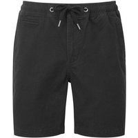 Wombat Men's Chino Drawstring Shorts in Black | Size: 2XL