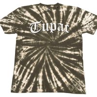 Tupac Shakur Men's Gothic Logo T-Shirt in Green | Size: 2XL