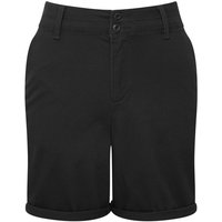 Asquith & Fox Women's Chino Lightweight Shorts in Black | Size: XL