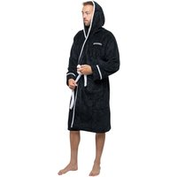 The Beatles Men's Abbey Road Robe in Black | Size: Large/XL