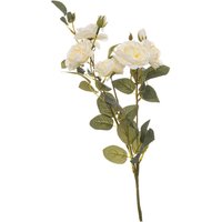 Hill Interiors Cottage Rose Artificial Flower in Off-White