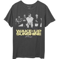 All Time Low Men's Wake Up Sunshine Faded T-Shirt in Charcoal | Size: 3XL