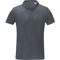 Elevate Men's Deimos Cool Fit Polo Shirt in Grey | Size: Small