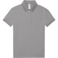 B&C Women's My Polo Shirt in Grey | Size: 10
