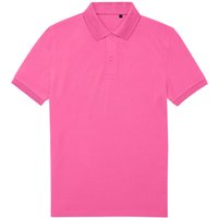 B&C Men's My Polo Shirt in Cerise | Size: 2XL