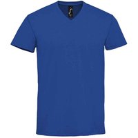 SOL'S Men's Imperial V Neck T-Shirt in Blue | Size: 2XL