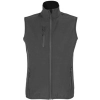 SOL'S Women's Falcon Softshell Body Warmer in Charcoal | Size: Large