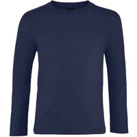 SOL'S Imperial Long-Sleeved T-Shirt in Navy | Size: 12 Years