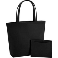 Bagbase Felt Shopper in Black