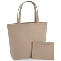 Bagbase Felt Shopper in Light Sand