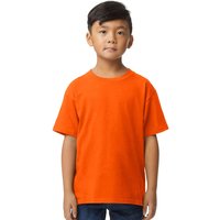 Gildan Midweight Soft Touch T-Shirt in Orange | Size: 9 Years