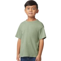 Gildan Midweight Soft Touch T-Shirt in Dark Grey | Size: 7-8 Years