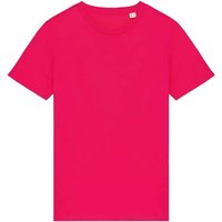 Native Spirit Women's Plain Medium Beige T-Shirt in Raspberry | Size: 2XL