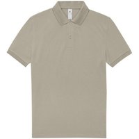 B&C Men's My Polo Shirt in Mid Grey | Size: Small