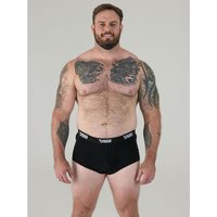 D555 Men's Thompson Cotton Kingsize Briefs Pack of 2 in Black | Size: 8XL