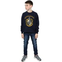 Harry Potter Boy's Hufflepuff Sweatshirt in Navy | Size: 12-13 Years