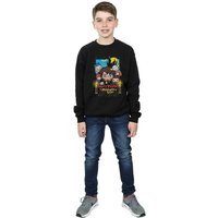 Harry Potter Boy's Logo Hogwarts Castle Stars Lamp Black Sweatshirt | Size: 7-8 Years