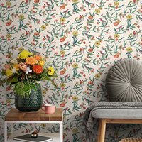 Cath Kidston Birds Wallpaper in Cream