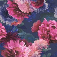 Muriva Lipsy Issey Wallpaper in Blue