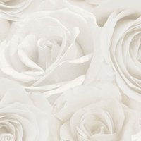 World of Wallpaper Melany Rose Wallpaper in Ivory