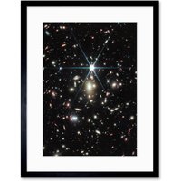 Artery8 Wall Art Print NASA James Webb Telescope NIRCam Space Image of Galaxy Cluster including Sunrise Arc & Earendel the Furthest Star Ever