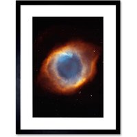Artery8 Wall Art Print Hubble Space Astronomy Eye Of God Coil Shaped Helix Nebula An Iridescent Gas Tunnel Pointing At Earth Viewed As A Red Blue