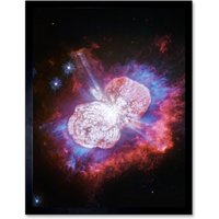 Artery8 Hubble Space Telescope Image Eta Carinae Petulant Star Red Blue Bipolar Bubbles Observations In UV Light Uncover Magnesium Embedded In Warm