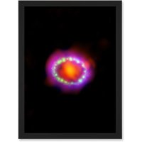 Artery8 Hubble Space Telescope Image Multiwavelength View Of Supernova 1987A Red Green Blue Exploding Star Shock Wave Observations In Large