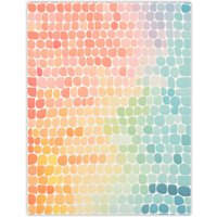 Artery8 Sunset On Sea Gradient Pastel Abstract Artwork Geometric Minimalist Unframed Wall Art Print Poster Home Decor Premium | Size: W12" x H16"