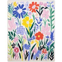 Artery8 Simple Henri Matisse Style Flowers In The Meadow Acrylic Painting Unframed Wall Art Print Poster Home Decor Premium | Size: W12" x H16"
