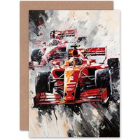 Artery8 Grand Prix Motorsport Racing for Husband Him Dad Brother Greeting Card