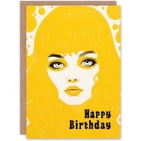 Artery8 Women's Birthday Greeting Card Summer Yellow Cool For Her