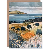Artery8 Black Isle Cromarty Scottish Highlands Painting Birthday Art Card