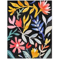 Artery8 Abstract Floral Botanical Henri Matisse Style Wall Art Print | Size: W18" x H24"