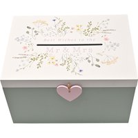 Wildflower Wedding Card Box