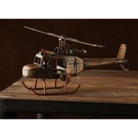 Harvey Makin Ornament - Helicopter in Bronze