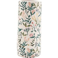 Hestia Tall Floral Vase in White