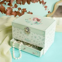 Disney Pastel Princess Musical Jewellery Box - Ariel in Green