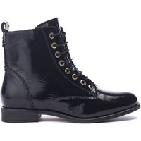 Moda In Pelle Women's 'Penelopi' Patent Leather Ankle Boots in Black | Size: 7