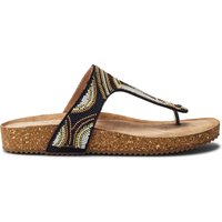 b.soleful Women's 'Lisara' Porvair Sandals in Black | Size: 6