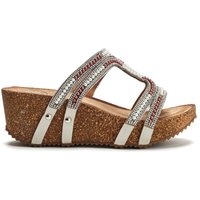 b.soleful Women's 'Sorrel' Alcantara Sandals in Grey | Size: 4