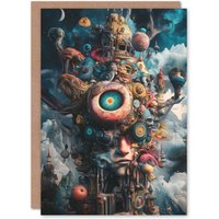 Artery8 Where Stories Come From Surreal Fantasy Art Birthday Greeting Card