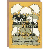 Artery8 Ethel Reed Art Card Pierre Puvis De Chavannes A Sketch in Yellow
