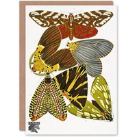 Artery8 Eugene Seguy Art Card Vintage Butterfly Illustration