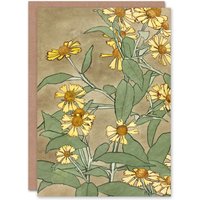 Artery8 Hannah Borger Overbeck Art Card Daisies with Yellow Petals